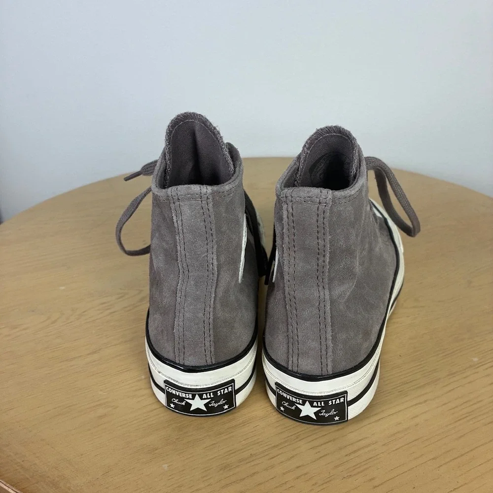 Converse Chuck 70 Hi Suede Charcoal Grey High Top Sneakers Women's 5 Retro
